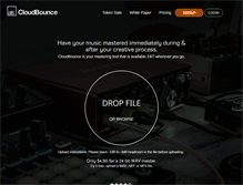 Tablet Screenshot of cloudbounce.com